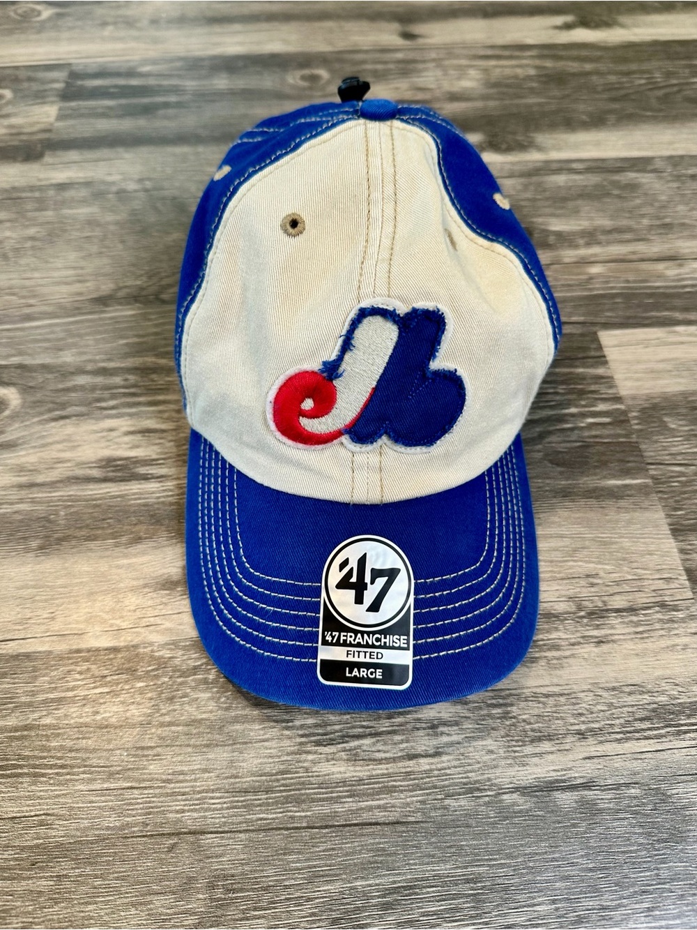 Montreal Expos ’47 Franchise Fitted Hat Large Cooperstown Collection MLB Cap